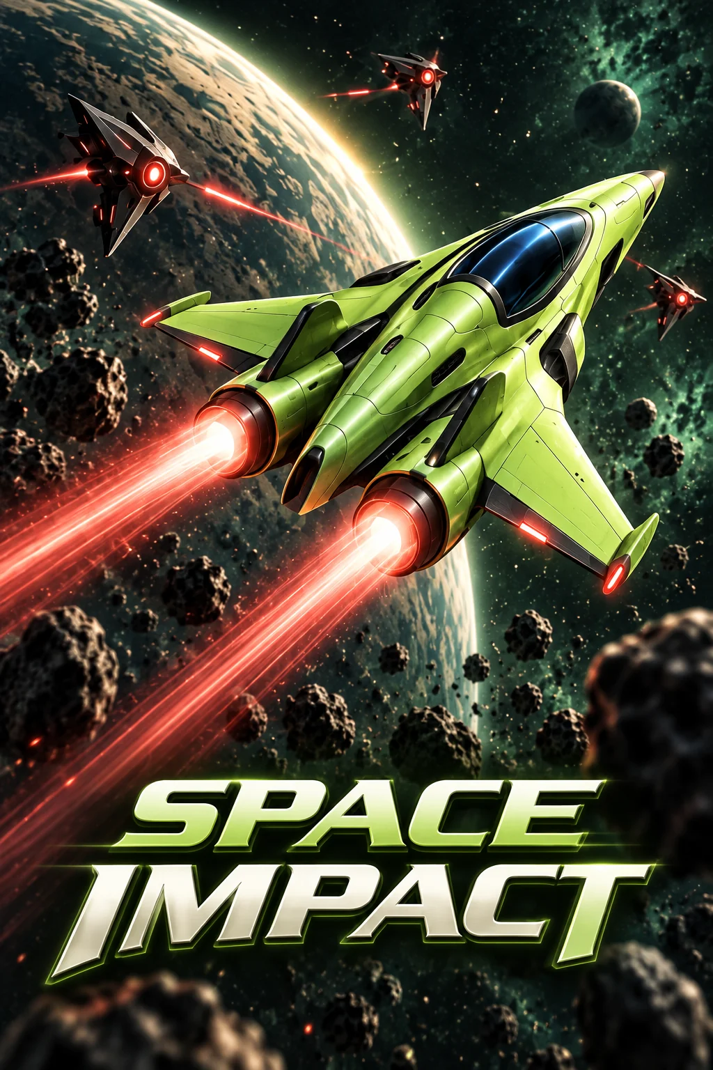 Space Impact — sayyoralar orasidagi yashil jangovar kema.